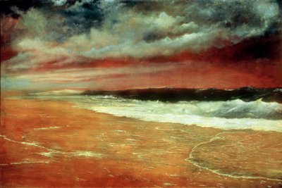 Late Afternoon by the Sea [The Red Wave] by Joaquín Clausell